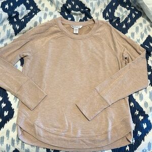 Athleta Heathered Pink Sweatshirt